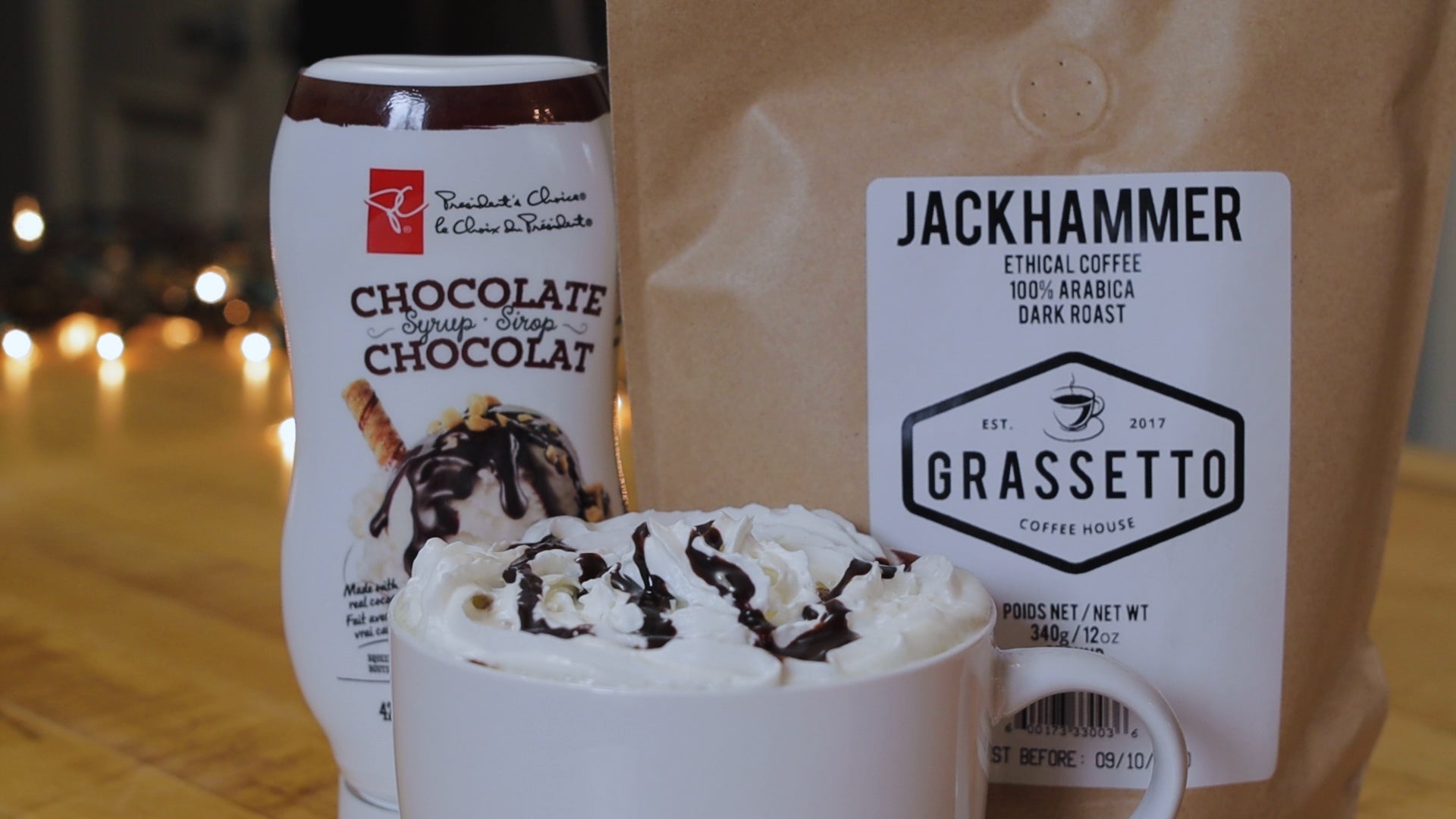 Load video: DIY Peppermint Mocha Coffee - Perfect Holiday Drink