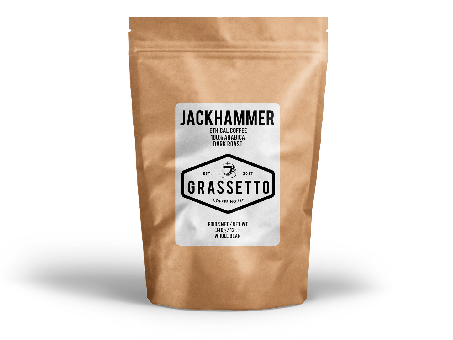 JACKHAMMER - Dark Roast Ethical Coffee